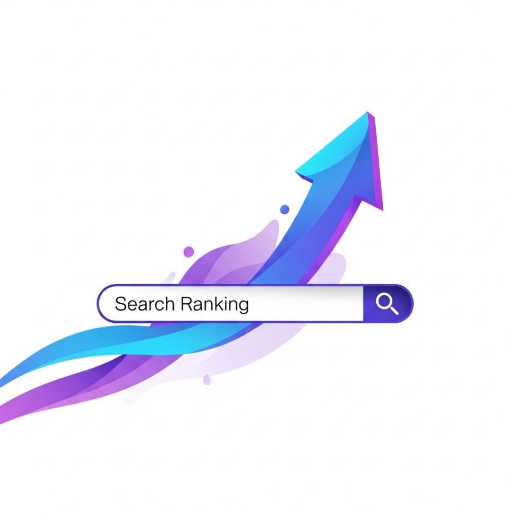 search ranking bar graphic