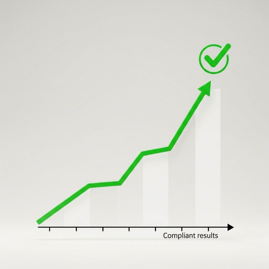 chart showing sales growth